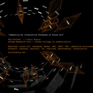 ImMApp: An Immersive Database of Sound Art